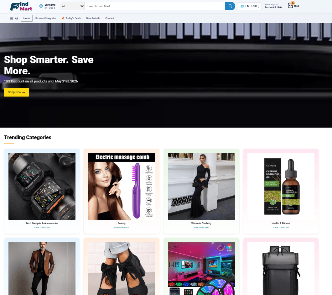 Find-Mart E-Commerce screenshot 2