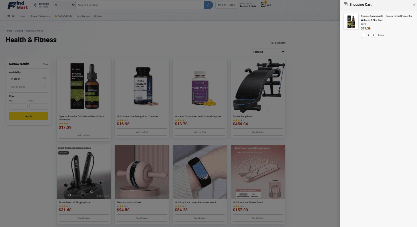 Find-Mart E-Commerce screenshot 4